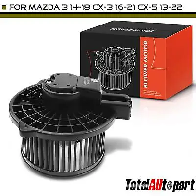 HVAC Blower Motor Fan Assembly For Mazda 3 14-18 CX-5 2013-2022 CX-3 2016-2021 • $42.99