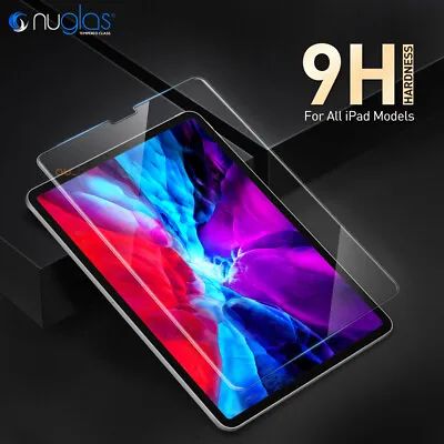 NUGLAS Tempered Glass Screen Protector For Apple IPad 10 9 8 7 6 5 Air Mini Pro • $7.95