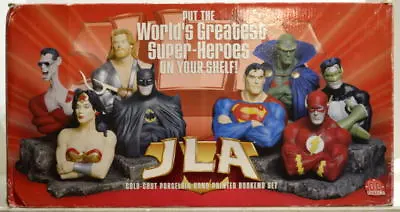 JLA BOOKENDS World's Greatest Super Heroes #296/1150 DC Direct 1999 Paquet  • $359.99
