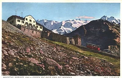 Switzerland Muottas Muragl Train Vintage Postcard B95 • £5.78