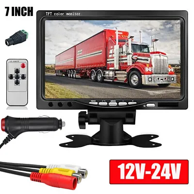 7 Inch TFT LCD Screen Monitor For Car Rear View Reverse Backup Parking Camera US • $29.99