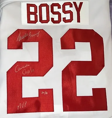MIKE BOSSY Autographed Canada Cup Jersey • $999
