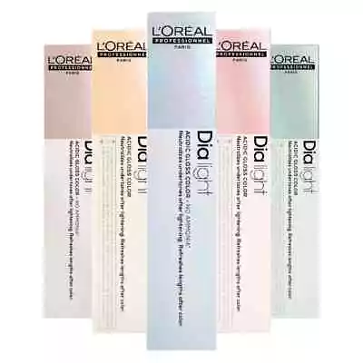 L'Oreal Dia Light Dialight Hair Dye Colour Cream New 50ML Acidic Gloss Color • £8.99