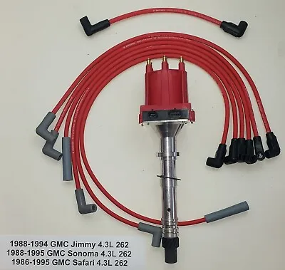 Gmc 4.3l 262 1986-1995 V6 Efi/ Tpi / Tbi Distributor + Plug Wires  Jimmy Sonoma • $129.95