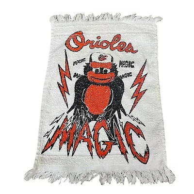 Vintage Baltimore Orioles Rally Towel Fringed 1983 Cannon • $9.49