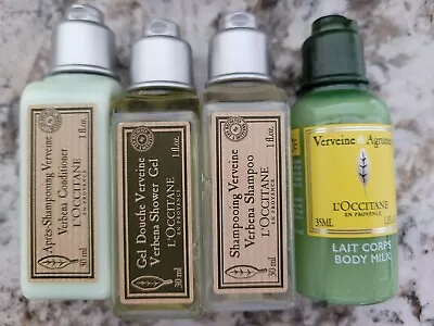 L’Occitane Verbeine Travel Set: Lot Of 4 (1 Oz Each). New Bath & Body Products! • $15.95