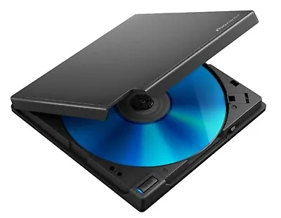 Pioneer External Blu-ray/DVD/CD Drive BDR-XD08B - USB 3.2 Gen1 (USB Type-C) NEW • £78.95