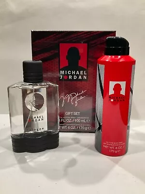 Michael Jordan  Cologne Spray  Cool Scent  3.4 Fl Oz + 6 Oz  Body Spray Gift Set • $31.99