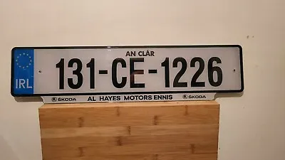 Republic Of Ireland License Plate - County Clare 131 CE 1226 Hayes • $20.99