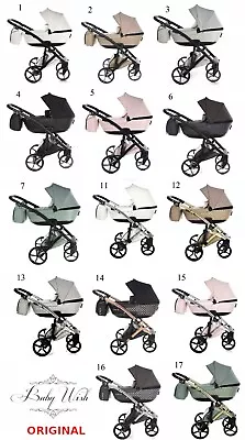 TAKO LARET IMPERIAL NEW V2 PRAM  2in1 3in1 ISOFIX CARRYCOT+ PUSHCHAIR + CAR SEAT • £899