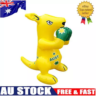 17  Australian Souvenir Blow Up Large Boxing Kangaroo Inflatable Toy • $12.50