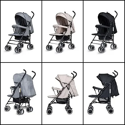 Baby Pram & Pushchair For Infant Outdoor Compact Lightweight Travel Stroller UK • £59.99