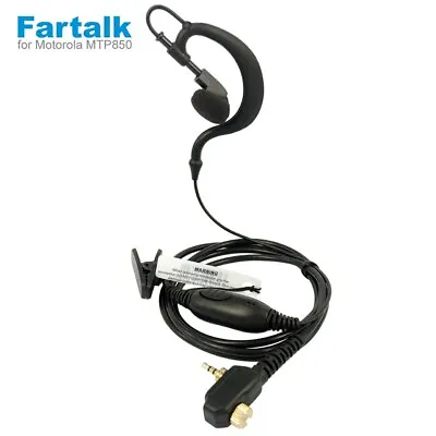 PTT Earpiece Headset Mic For Motorola MTP850 MTS850 MTH800 MTP850 MTH650 MTH600 • $12.38