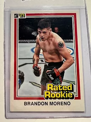 K11346- 2021 Panini Instant UFC Rated Rookie Retro Set #3 Brandon Moreno #/1320 • $20