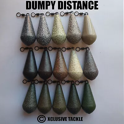 10 X DUMPY DISTANCE SWIVEL CARP LEADS - ALL COLOURS AND SIZES AVALIABLE • £15.87