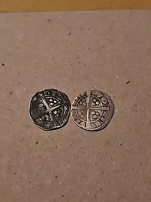 Edward I  Hammered 2 X Silver Penny • £60