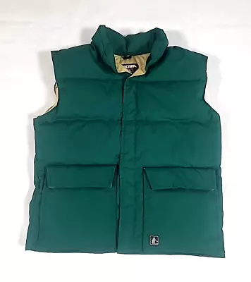 Vtg S Altra Down Puffer Vest Jacket Boulder Colorado USA Green Small • $39