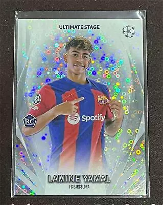 2023-24 Topps UEFA Lamine Yamal #USC-16 Rookie Ultimate Stage RC FC Barcelona • $0.99