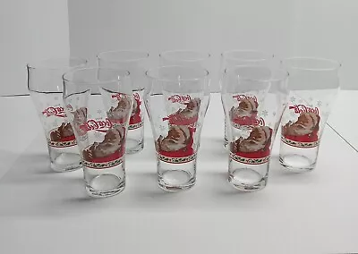 Vintage Santa Coca-Cola Glasses Set Of 8 • $25.99