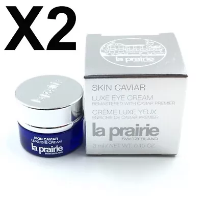 2x3 Ml. La Prairie Skin Caviar Luxe Eye Cream + Tracking • $58