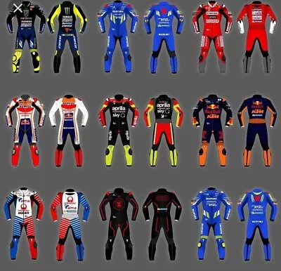 Leather Armored Motorcycle Racing Suit 1 Piece (Pick One) • $349.99