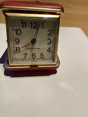 Vintage Westclox Mechanical  Order. Travel Folding Alarm Clock. Working • £10