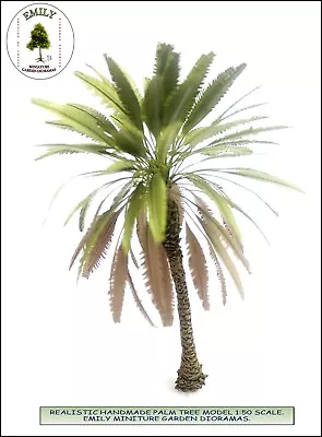 Miniature Palm Tree Model 1/50 Scale Approx 16 Cm Height. Emily Emg-011 • $10