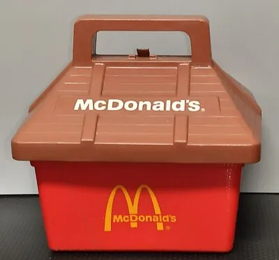 VINTAGE Playskool 1974 Rare McDonalds Carry Along Happy Meal Lunch Box **Read** • $19.99