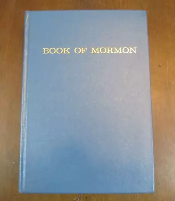 Vintage The Book Of Mormon 1970 Blue Hardcover • $15