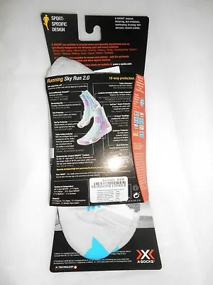 X-Socks Sky Run 2.0 Running Socks Size UK 2.5-3.5 EUR 35-36 • £11.99