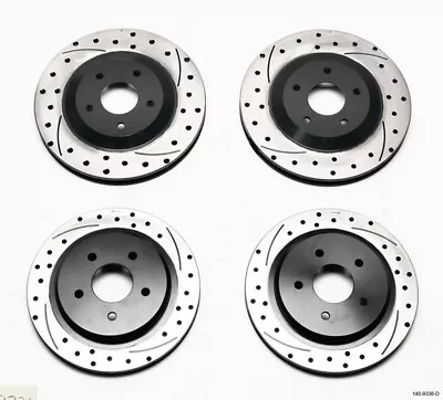 Wilwood For Rotor Kit Front/Rear-Dimpled/Slotted 97-04 Corvette C5 All/ 05-13 C6 • $511.77