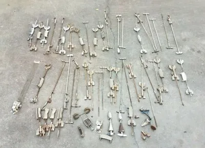 Huge Lot Of Vintage Assorted Drum Parts Lugs Rods  Pleases Read Description  • $475