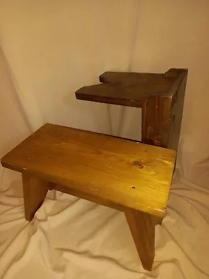 2 Vintage Wooden Milking Stools • £14.99