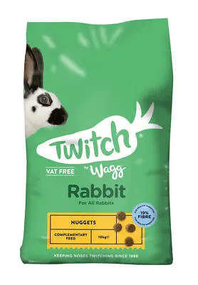 Wagg Twitch Rabbit Food Nuggets Various Sizes • £17.99