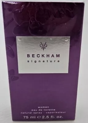 Beckham Signature Women Eau De Toilette Spray 75ml Boxed & Sealed Discontinued • £42