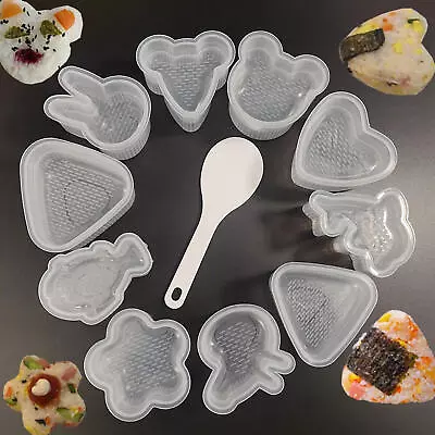 Onigiri Mold Sushi Rolls Rice Ball Bento Press Maker Mould DIY Kitchen Tools • £7.99