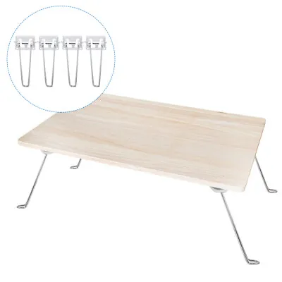 4pcs Metal Furniture Legs Collapsible Table Legs Folding Coffee Table Legs • £15.95