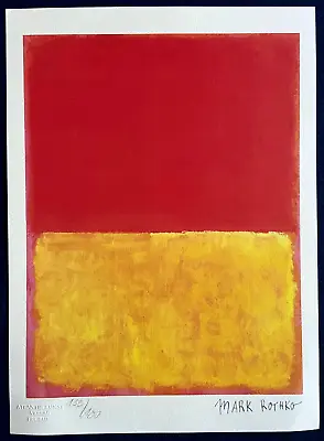 Mark Rothko Lithography (Willem De Kooning/Sam Francis Frank Stella) • £242.60