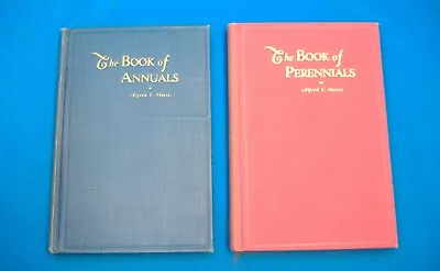 2 Vtg Book Of Annuals Perennials 1930 Illustrated HC Alfred Hottes Plant Books • $10