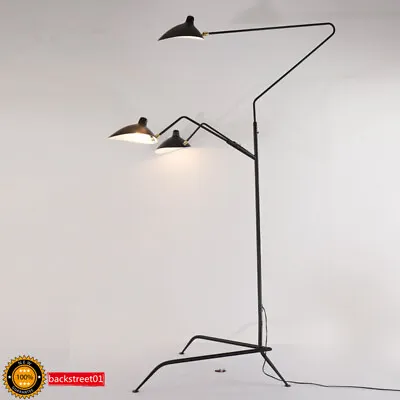 Aluminum Black Arms LED Floor Lamp Standing Lamp Office Reproduction Light Hot • $149