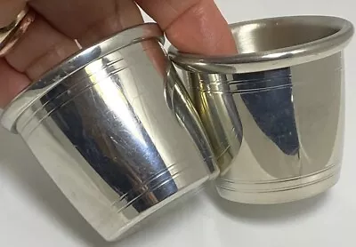 2 Camelot Pewter Virginia Cups Handcrafted In Virginia • $18.99