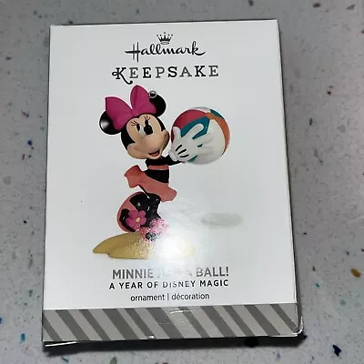 HALLMARK Keepsake Disney Christmas Ornament - Minnie Has A Ball - 2014  NIB • $15