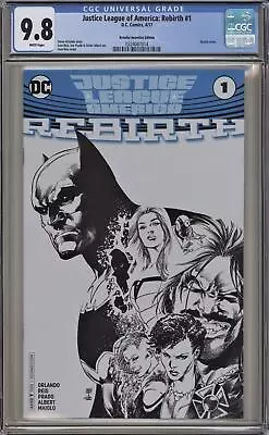 Cgc Justice League Of America: Rebirth #1 Retailer Incentive Edition (9.8) • $400