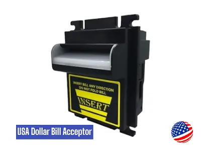 TOP TB74 Dollar Bill Acceptor Validator 12V/PULSE $1 TO $100's 4- Way Acceptance • $123
