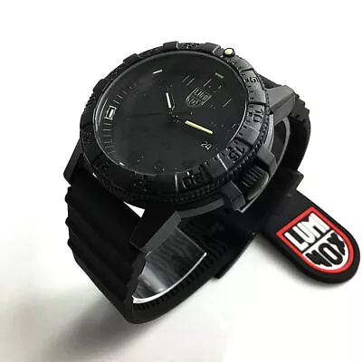 Men's Luminox Leatherback Sea Turtle Blackout 44mm Watch 0321.BO • $219.24