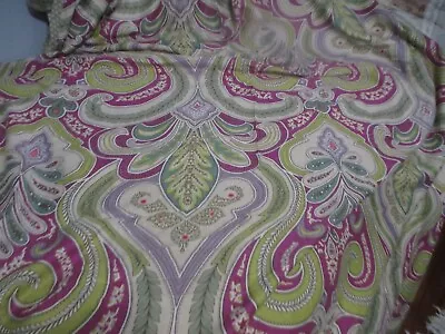 Echo Twin Duvet Cover Purple Green Boho 69x90 • $46