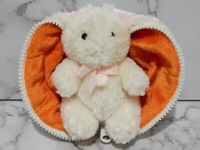 Mary Meyer Hide Away Carrot Zipper Bunny Rabbit Easter Stuffed Animal Plush Toy • $18