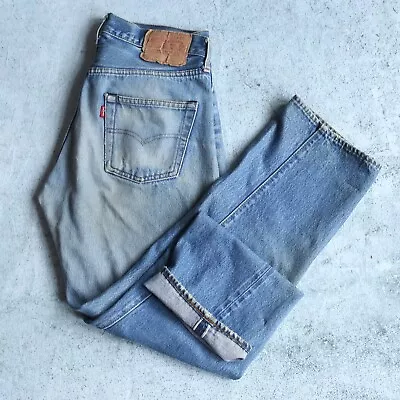 1980s Redline Selvedge Levi's 501 Denim Jeans Measure W30  L30  • £249