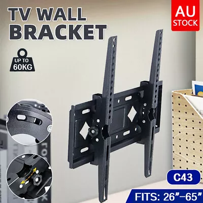 TV Wall Bracket Mount Tilt For 26 40 42 46 47 50 52 55 60 65INCH SONY LG Samsung • $23.99