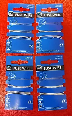 Masterplug Mixed Fuse Wire 5amp 15amp 30amp 4 Packs • £4.10